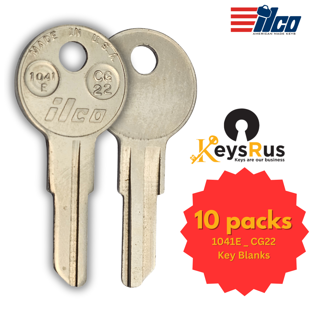 1041E / CG22 Key Blank – 10-Pack – ILCO