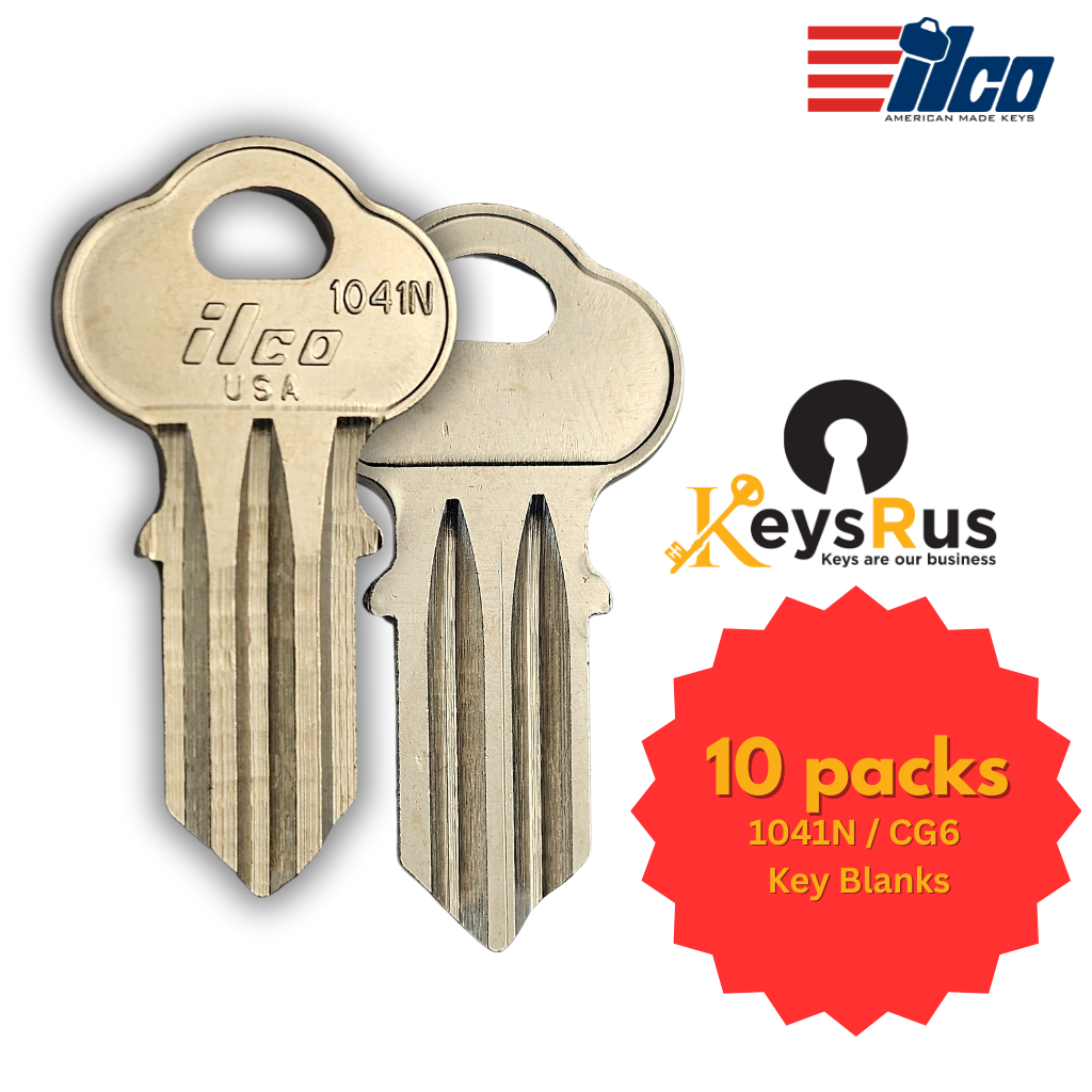 1041N / CG6 Key Blank – 10-Pack – ILCO