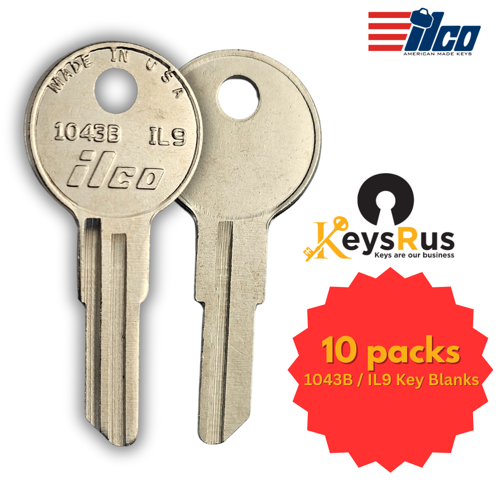1043B / IL9 Key Blank – 10-Pack – ILCO