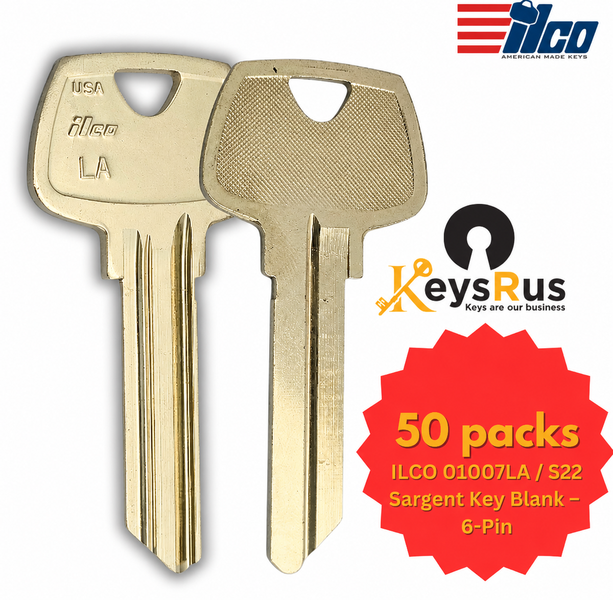 ILCO O1007LA Key Blank