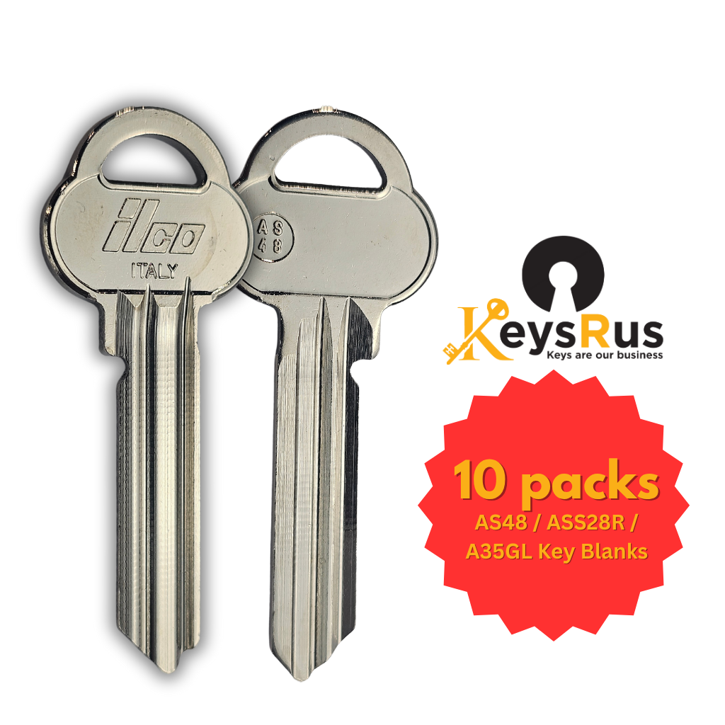 AS48 / ASS28R / A35GL Key Blank – 10-Pack – ILCO