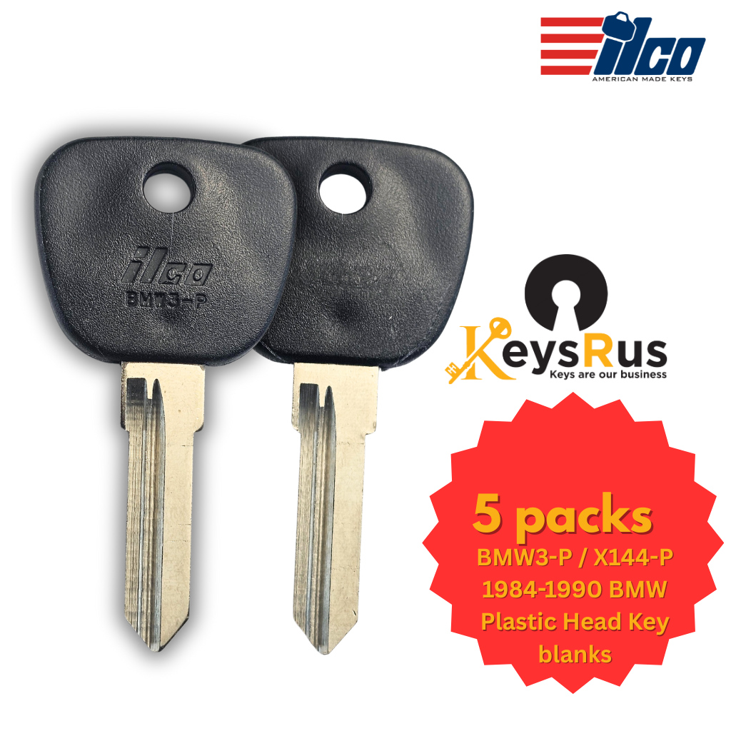 BMW3-P / X144-P 1984-1990 BMW Plastic Head Key blank 5/PACK