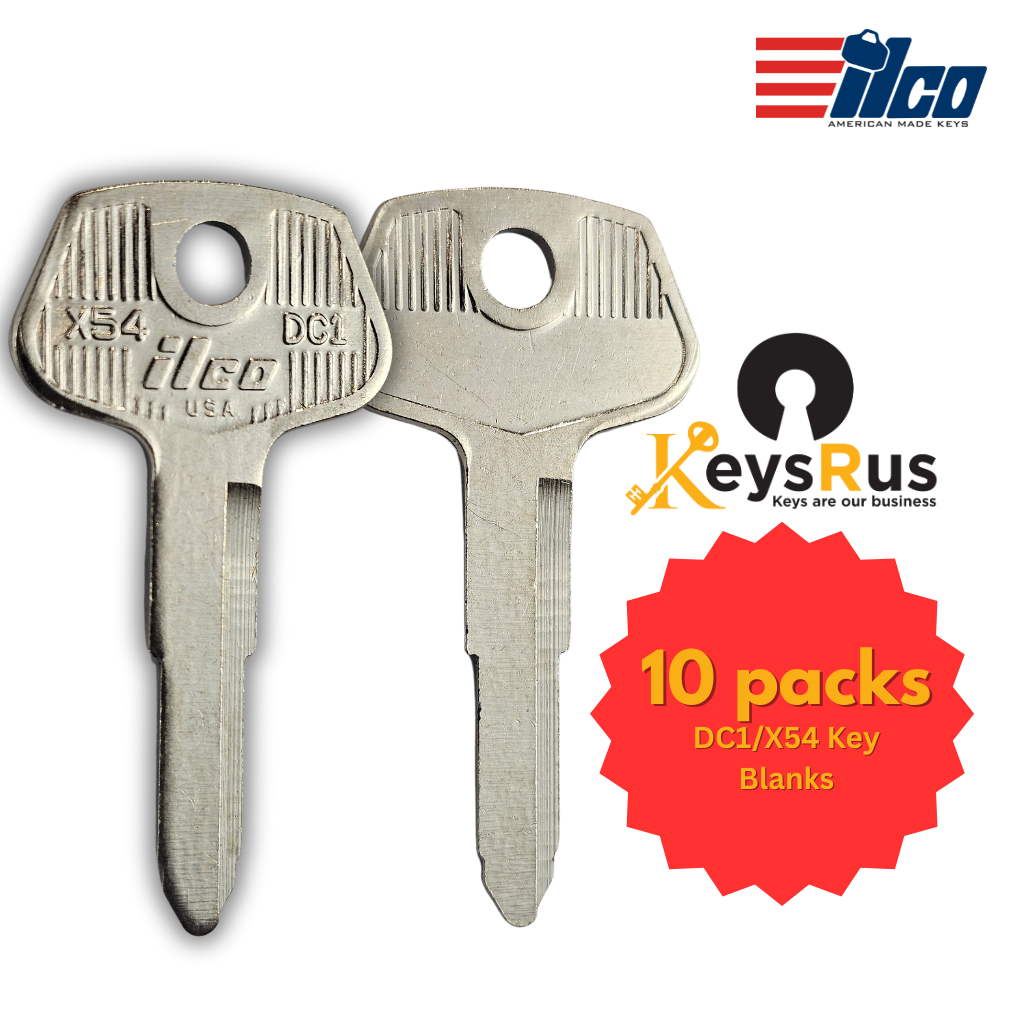 DC1 / X54 Key Blank – 10-Pack – ILCO