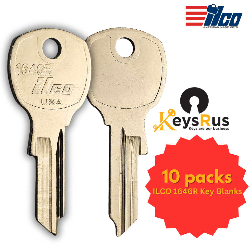 1646R Key Blank – USPS Mailbox Keyway – 10-Pack – ILCO