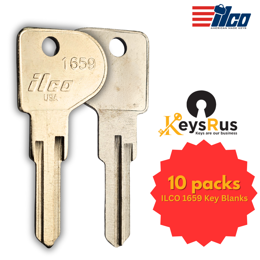 1659 Key Blank – 10-Pack – ILCO