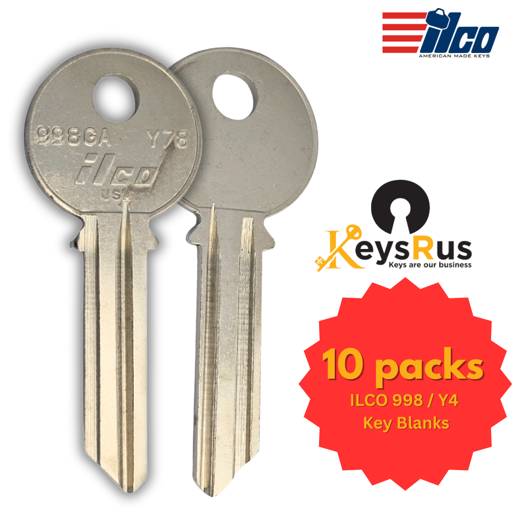 998GA / Y78 Key Blank – 10-Pack – ILCO