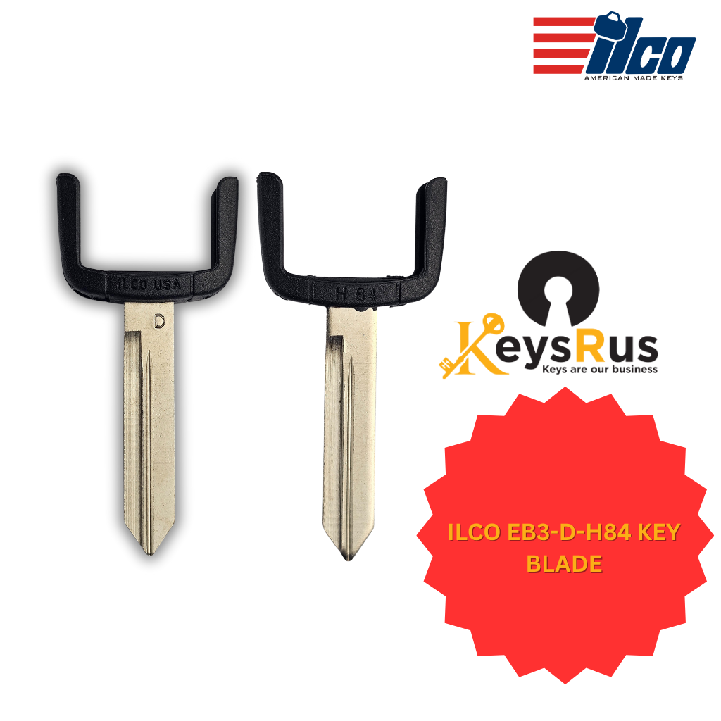 ILCO EB3-D-H84 KEY BLADE for Ford, Lincoln, Mercury & Mazda | OEM-Style Replacement for 2000–2015 Models