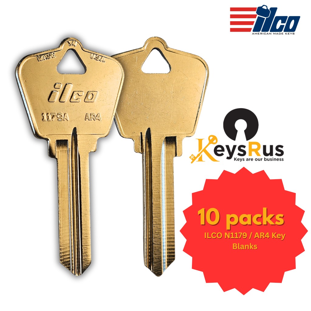 ILCO N1179 / AR4 Key Blanks – 10 Pack
