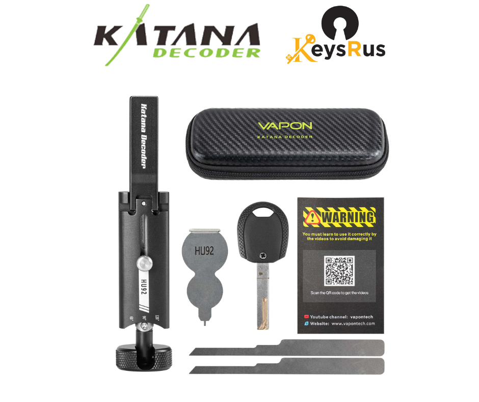 HU92 Katana Decoder 2-in-1 Lock Pick & Decoder, BMW / Mini / Land Rover By Vapon