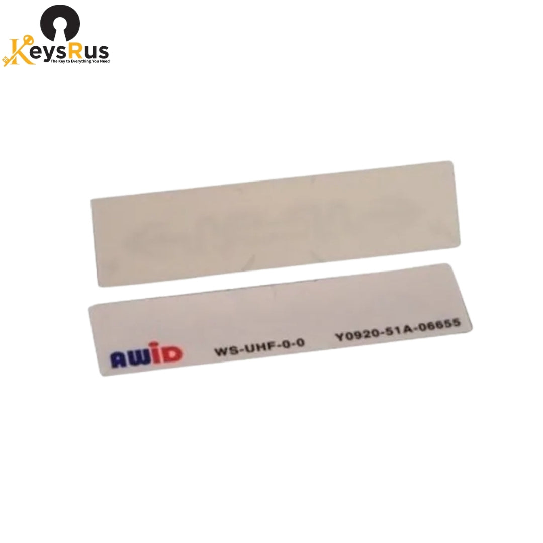 AWID WS-UHF-0-0 Windshield TAG, Adhesive Mount for use with LR-2000 and LR-3000 Readers, 1 pc