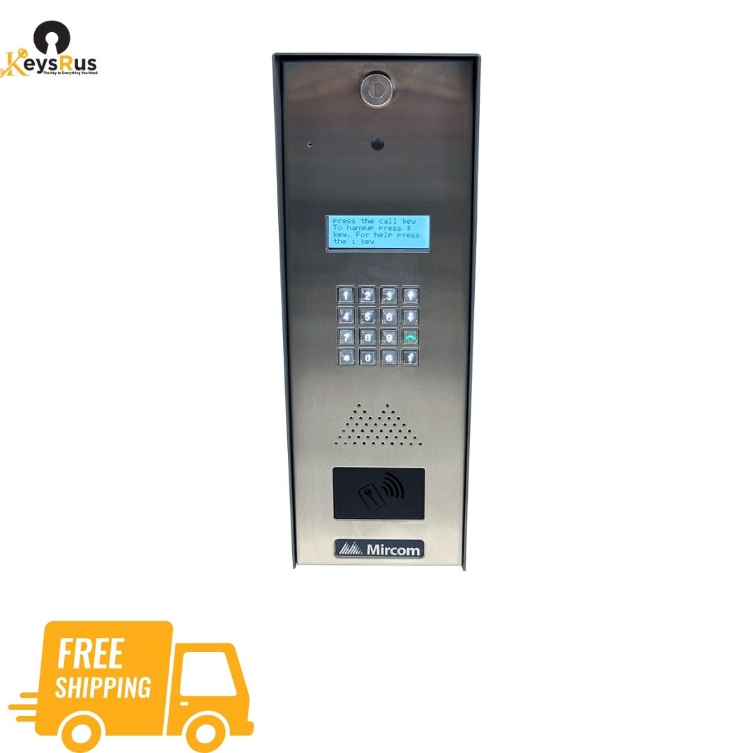 Mircom TX3-2000-4UR-C TX3 Reinforced Slim Line Voice Access System, 1 pc