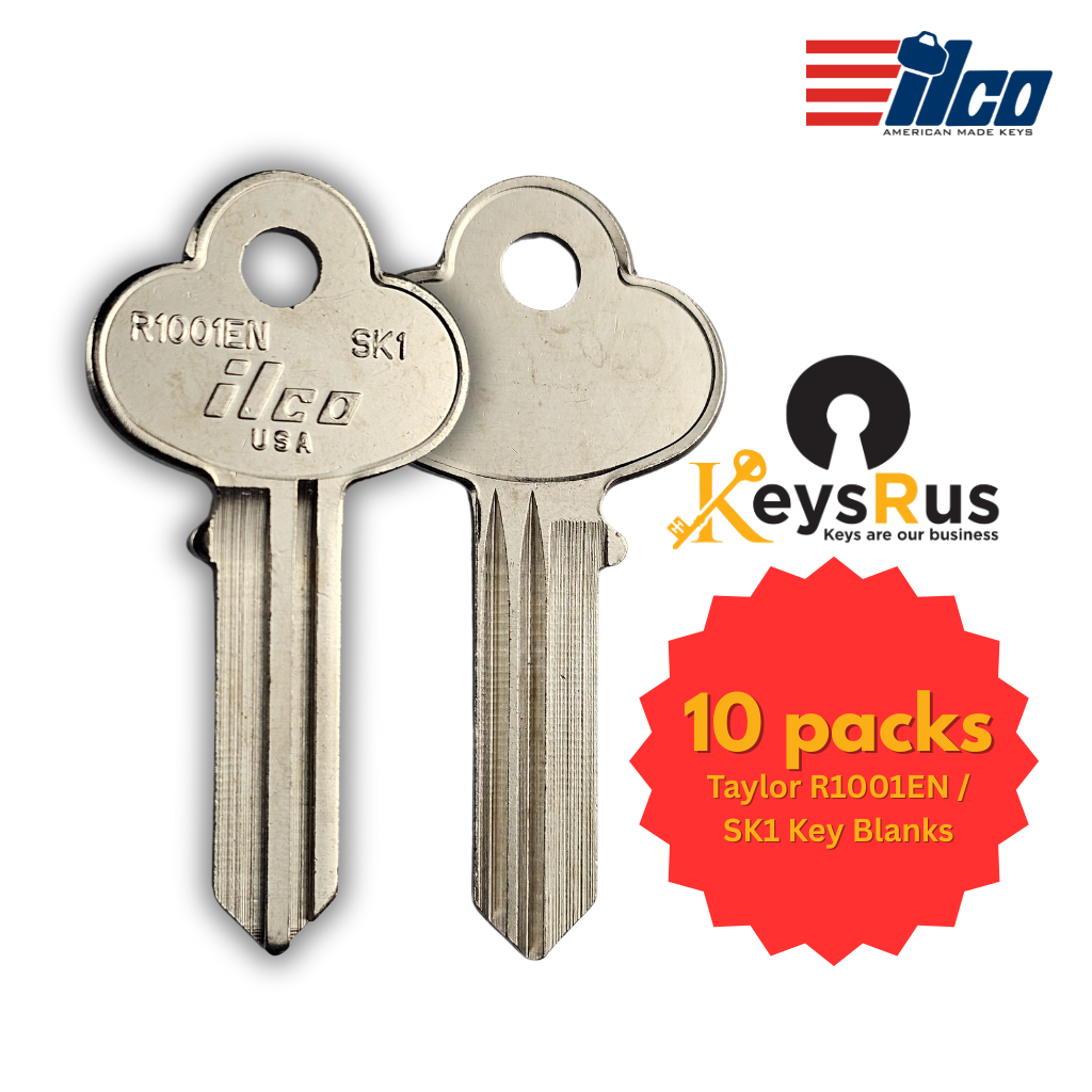 R1001EN / SK1 Key Blank – 5-Pin – BR – 10-Pack – ILCO