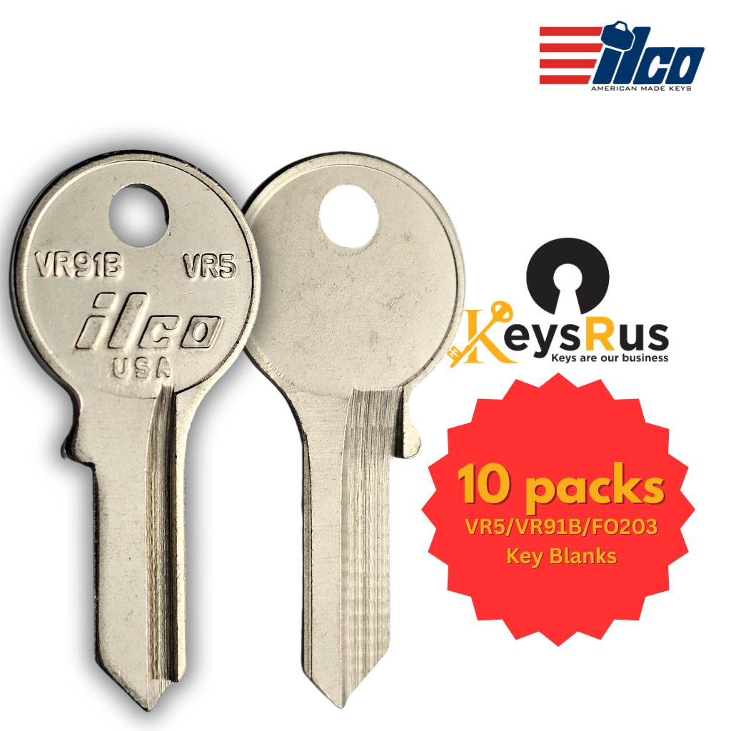 VR5 / VR91B / FO203 Key Blank – 10-Pack – ILCO