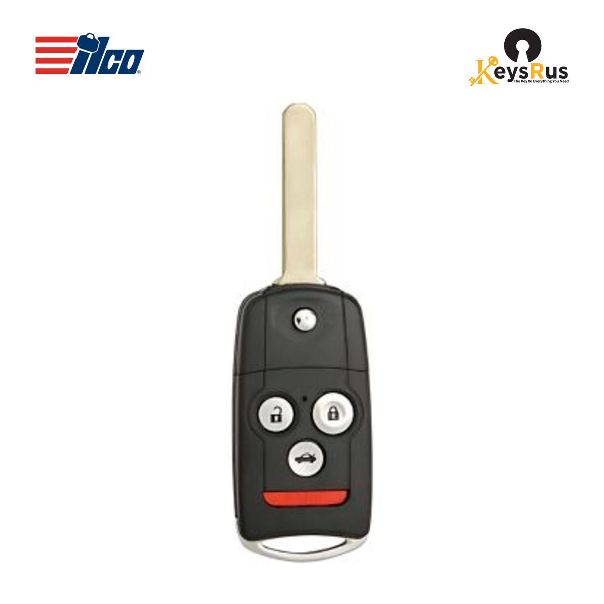 ILCO Look-Alike™ 2007-2013 Acura MDX RDX / 4-Button Remote Flip Key / N5F0602A1A (FLIP-ACURA-4B1)