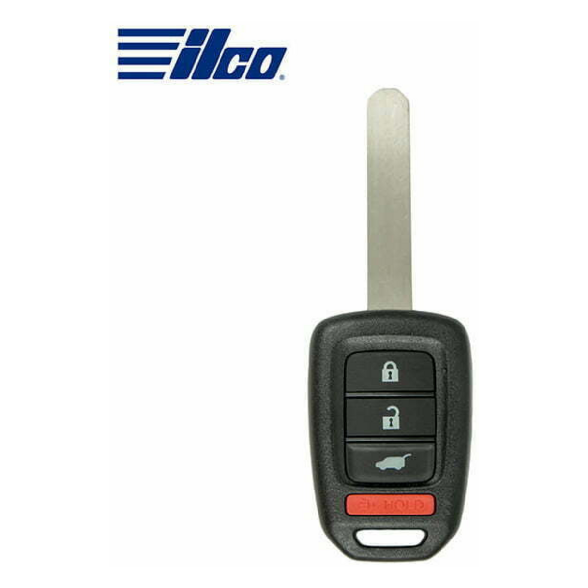 ILCO Look-Alike™ Remote Head Key, 4 Button, Honda Accord/Civic 2013, 2015, FCC MLBHLIK6-1T, PN 35118-T2A-A20, Chip 47