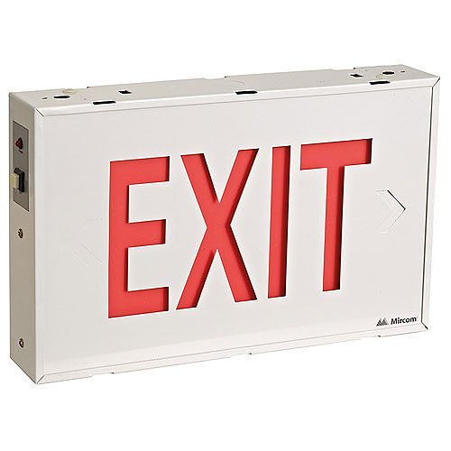 Mircom EL-100SR – Steel LED Emergency Exit Sign