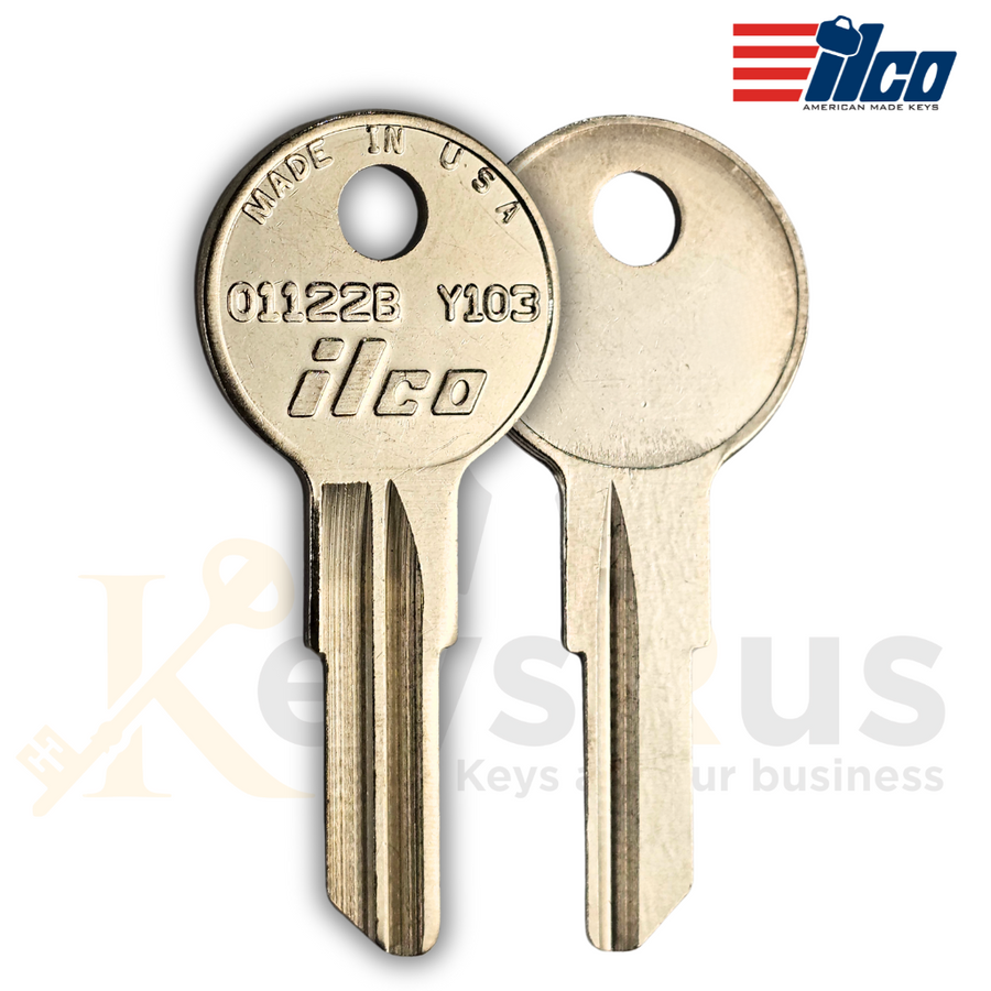 01122B / Y103 Key Blank, 10 pack for Anderson Window, Cessna, Eagle, and More