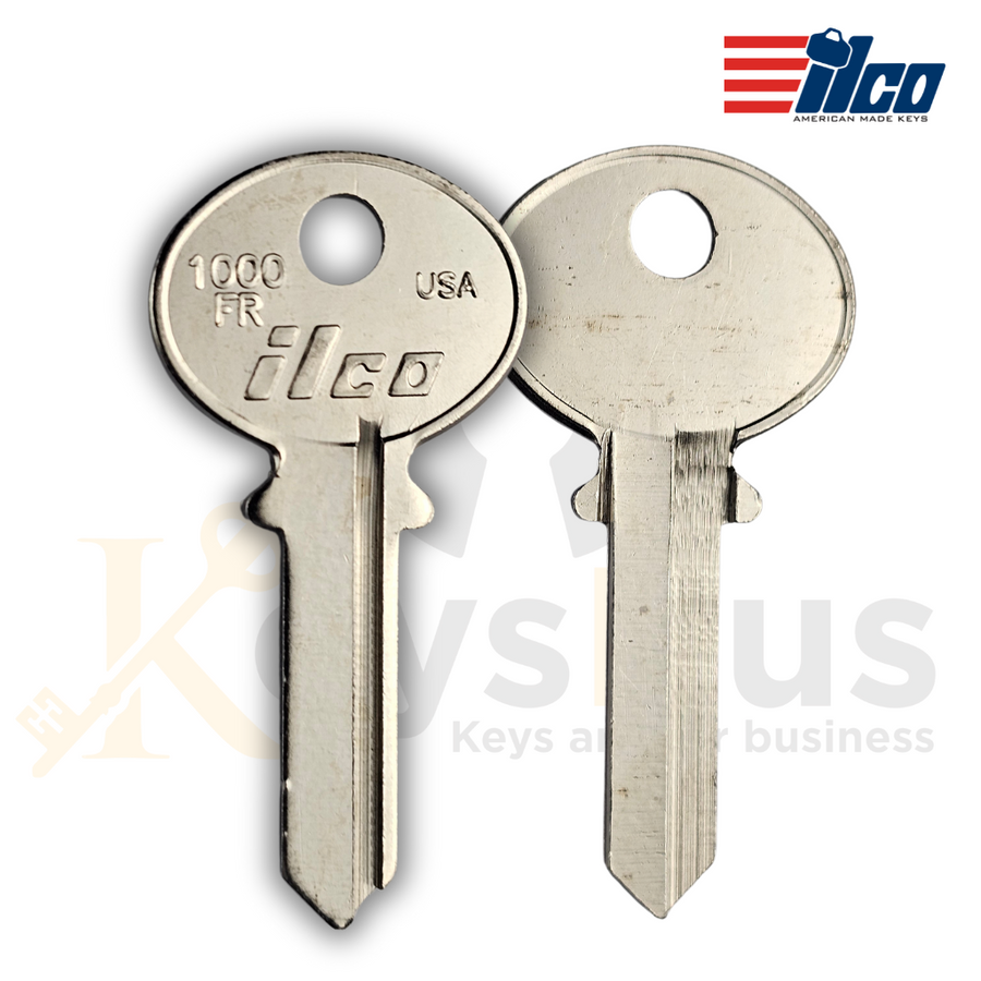 1000FR 10 pack key blank ILCO key fits cabinets