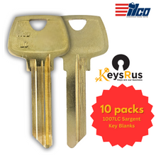 1007LC Sargent key blank 5 pin key LC keyway 10/Pack ILCO
