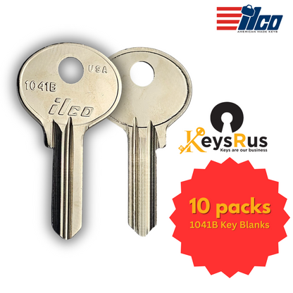 1041B Key Blanks for Padlocks - 10/Pack - ILCO Key Blanks