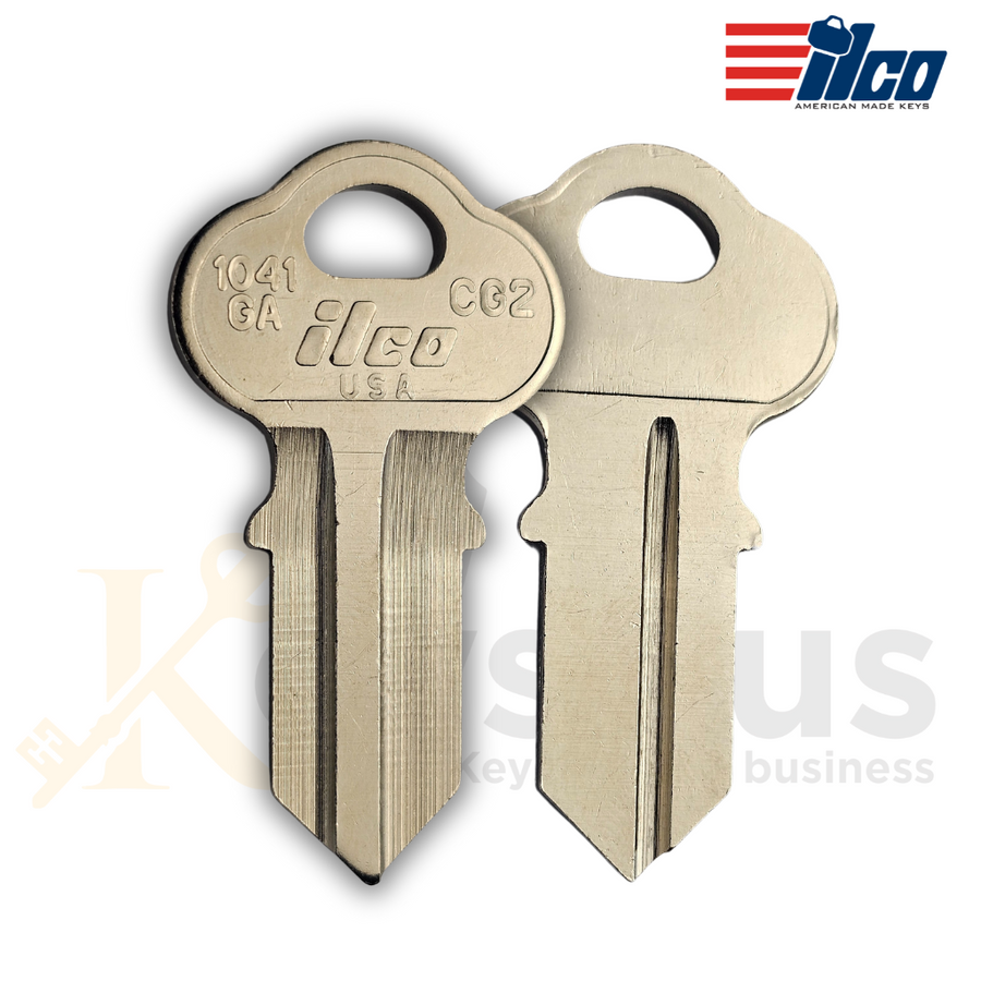 1041GA / CG2 Key Blank for Boat, Chicago, Evinrude, Harris, Johnson Outboard, 10 pack