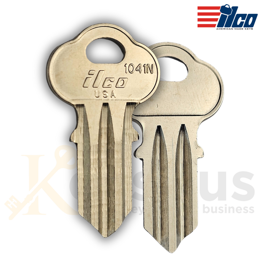 1041N / CG6 Key Blanks, 10 Pack, ILCO, Compatible with Chicago, Motorola, Square D, Jukeboxes & More