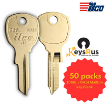 1069L / NA14 Mailbox Key Blank – 50-Pack – High-Quality Replacement Keys for Mailboxes