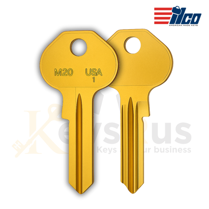 M20 | ILCO 1092-6000 Master High-Security Key Blank - 10 Pack