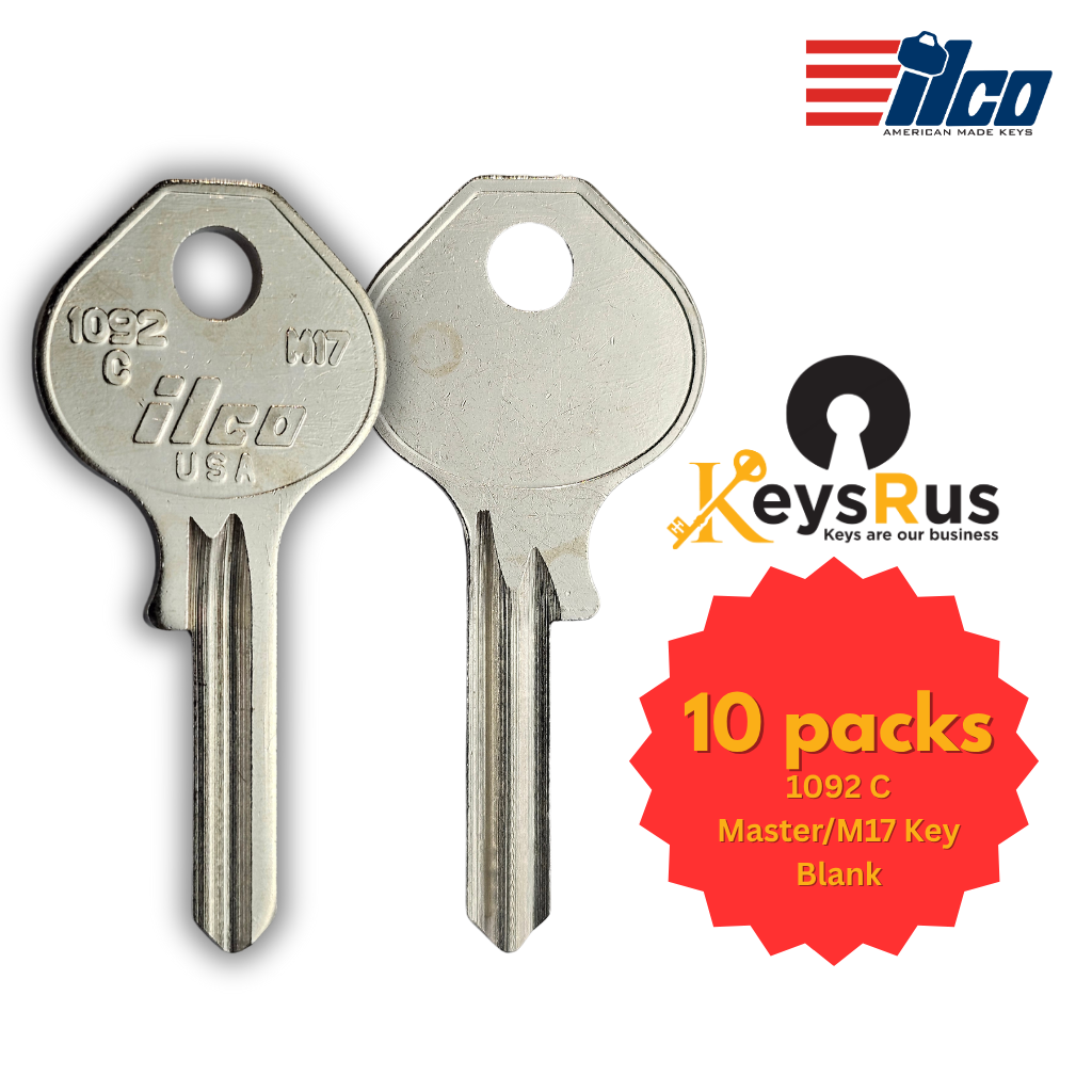 M17 | ILCO 1092C Master Key Blank - 10 Pack