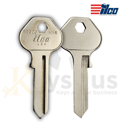 M14, ILCO 1092J Master Key Blank - 10 Pack