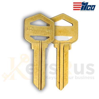 ILCO 1522 / EZ1 Key Blanks – 10  and 50 Pack