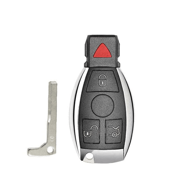 1997-2014 Mercedes Benz / 4-Button Fobik Key  / IYZ-3312 (Aftermarket) 3 Pack
