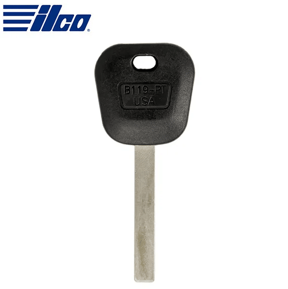 B119-PT GM Transponder Key, ILCO, PHILIPS ID 46 GM EXT Chip, 2010, 2023 Buick, Chevrolet, GMC