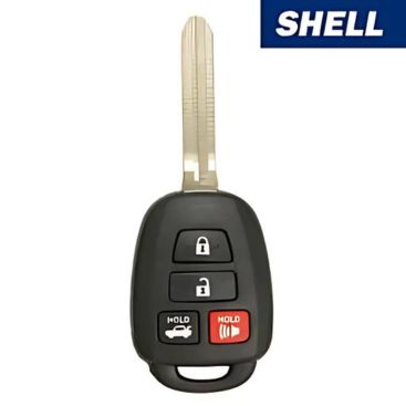 2012-2014 Toyota Camry – Corolla / 4-Button Remote Head Key SHELL / (AFTERMARKET) Bundle of 10