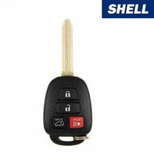 2013-2018 Toyota RAV4 / 4-Button Remote Head Key SHELL / (AFTERMARKET) | For FCC ID: HYQ12BDM / HYQ12BEL