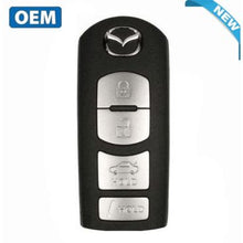 2014-2019 Mazda / 4-Button Smart Key / PN: GJY9-67-5DY / FCC ID: WAZSKE13D01 (OEM) 315 MHz