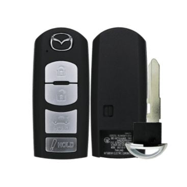2014-2019 Mazda / 4-Button Smart Key / PN: GJY9-67-5DY / FCC ID: WAZSKE13D01 (OEM) 315 MHz