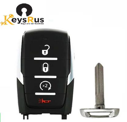 2019-2025 Dodge Ram 1500 4-Button Smart Key – Aftermarket Replacement