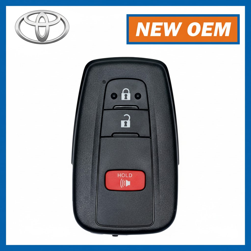 2019, 2021 Toyota RAV4, 3-Button Smart Key Remote (OEM) PN: 8990H-42010 / FCC ID: HYQ14FB