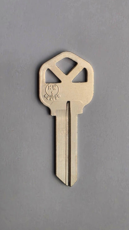 KW1-NP LockGenics Key Blanks – 50 Pack – Nickel-Plated 5-Pin Key Blanks for Kwikset Residential & Commercial Locks