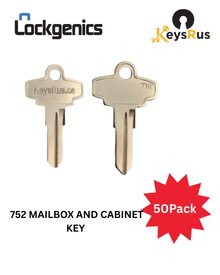 752 mailbox and cabinet key KEYSRUS brand 50/pack