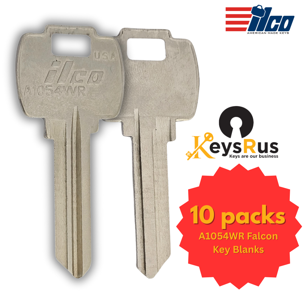 A1054WR Key Blank – Falcon Keyway – High-Security – 10-Pack – ILCO