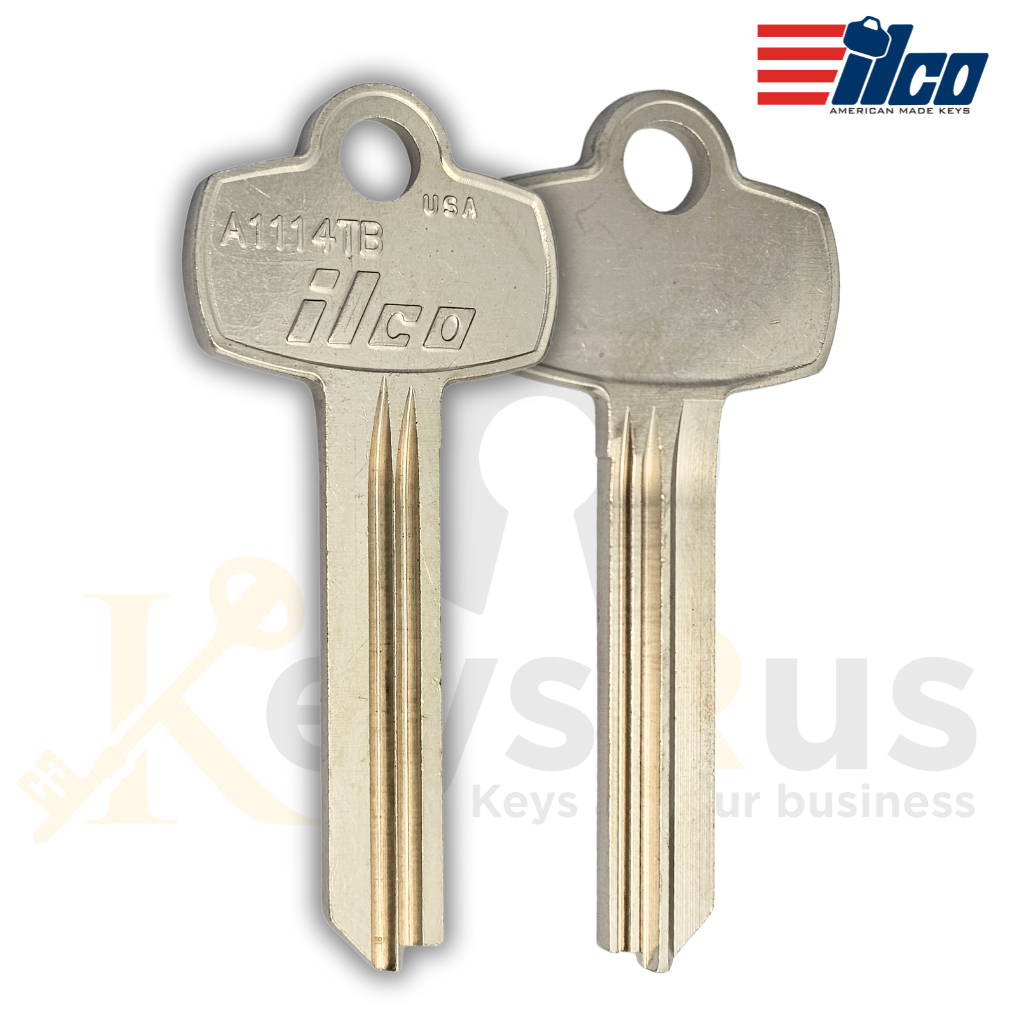 A1114TB Key Blanks – TB Section SFIC – 10-Pack | ILCO Compatible with Best Interchangeable Core Locks