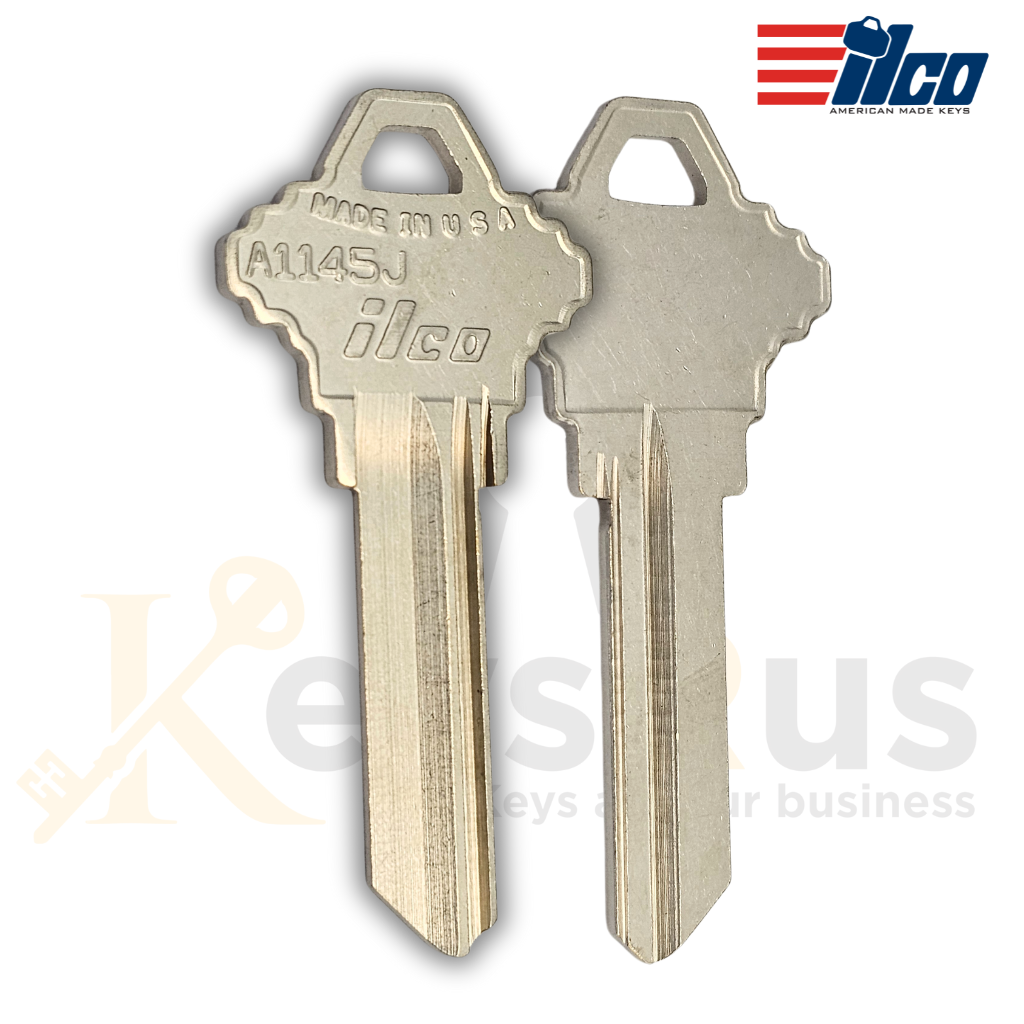 A1145J Key Blanks, 10-Pack, High-Quality Replacement Keys for Locks