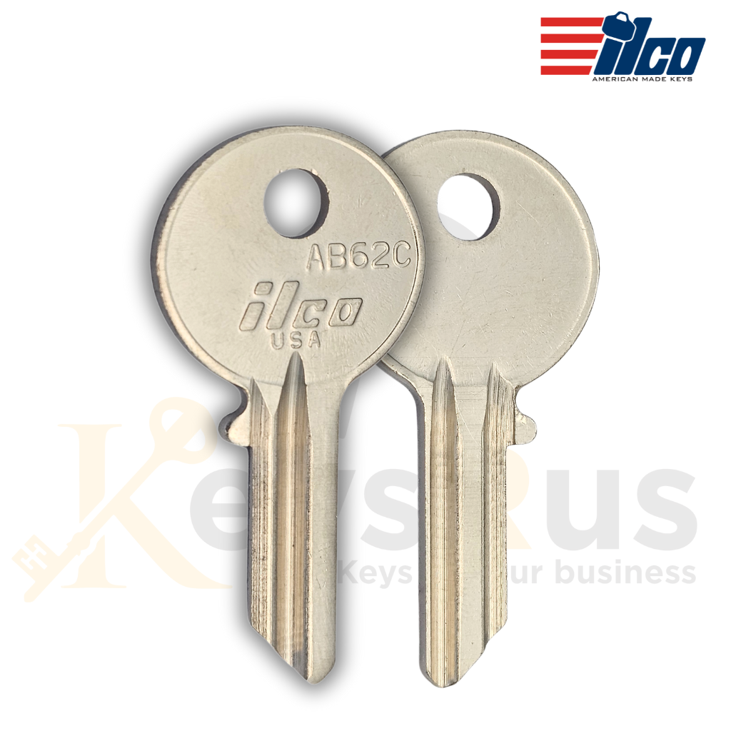 AB62C Key Blanks, 10-Pack, Durable and Reliable Replacement Keys for High-Security Locks