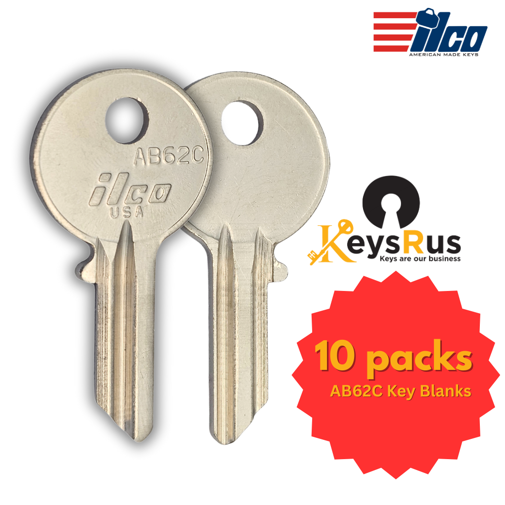AB62C Key Blank – High-Security – 10-Pack – ILCO