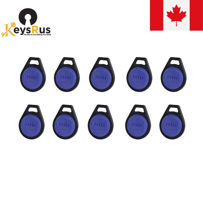 BLANK OEM HID ICLASS 13.56 MHz LEGACY 2K KEY FOB TAG | 10 pc