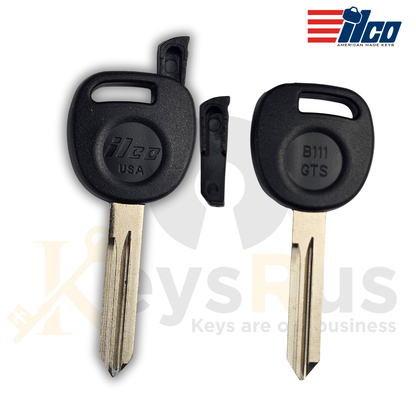 B111-GTS Transponder Key Shell for Chevy, Cadillac, GMC, and Hummer