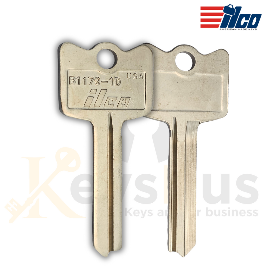 B1179-1D / CH1D Key Blanks, 10 Pack