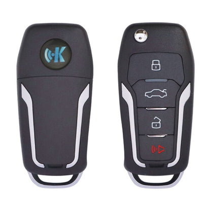 KEYDIY, Ford Style 4-Button Universal Flip Key Remote (KD-B12-4)